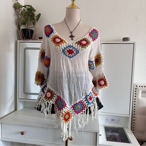 Radzoli Crochet off the shoulder top